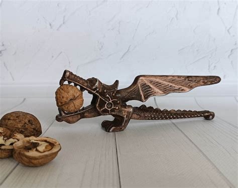 Vintage Metal Dragon Figurine 